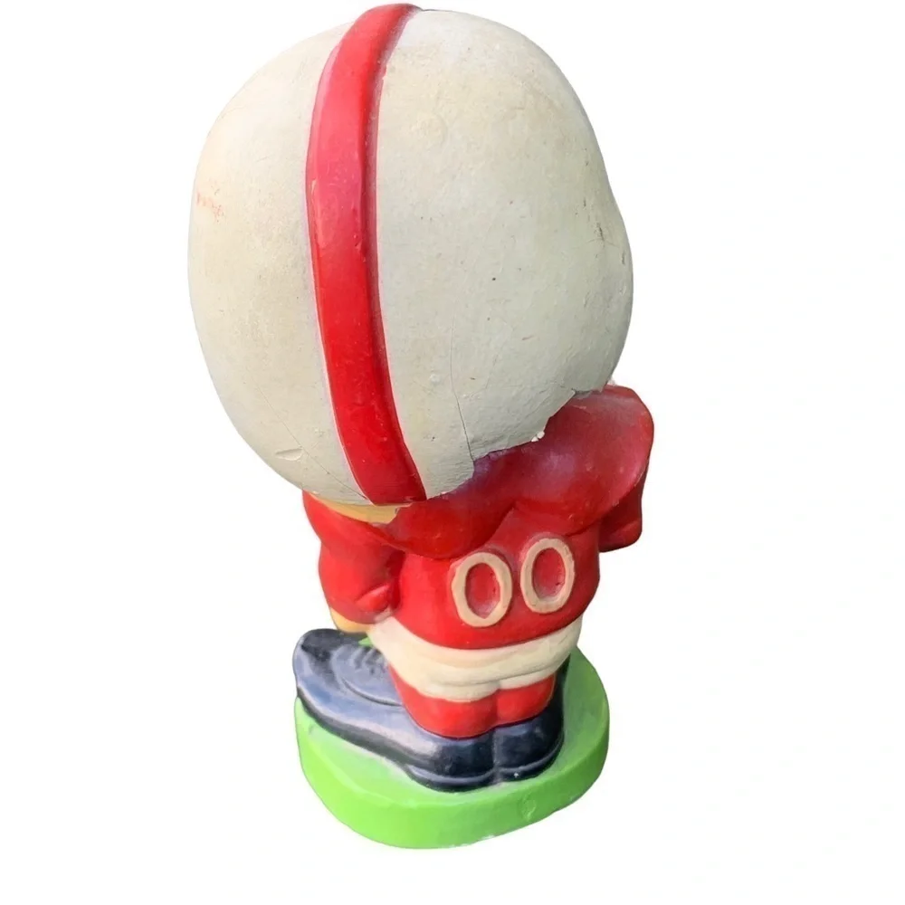 Vintage 1960’s Bobblehead Football Player Ohio State Colors Nebraska Japan